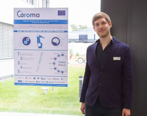 COROMA project present at the open day of the Robotics Innovation Center